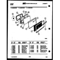 Tappan 30-2238-00-06 door parts diagram