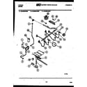 Tappan 30-2238-00-06 burner, manifold and gas control diagram