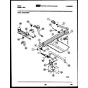 Tappan 36DPMDWEN2 burner, manifold and gas control diagram