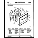 Tappan 36DPMDWEN2 door parts diagram