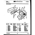 Tappan 30-2549-00-03 backguard diagram