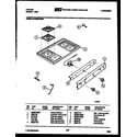 Tappan 30-2549-00-03 cooktop parts diagram