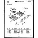 Tappan 30-3979-00-02 cooktop parts diagram