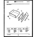 Tappan 30-3979-00-02 drawer parts diagram