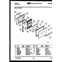 Tappan 11-2969-00-02 door parts diagram