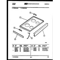 Tappan 73-3957-23-08 cooktop parts diagram