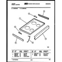 Tappan 31-4989-00-01 cooktop parts diagram