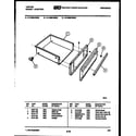 Tappan 31-3969-00-02 drawer parts diagram