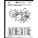 Tappan 30-2239-00-03 backguard diagram