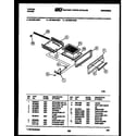 Tappan 30-2239-00-03 broiler drawer parts diagram