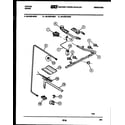 Tappan 30-2239-00-03 burner, manifold and gas control diagram