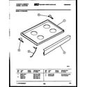Tappan 31-6759-00-02 cooktop parts diagram