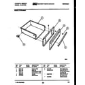 Tappan 31-6759-00-02 drawer parts diagram