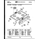 Tappan 30-1149-23-02 cooktop parts diagram
