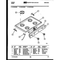 Tappan 30-2139-23-04 cooktop parts diagram