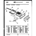 Tappan 30-2139-23-04 broiler drawer parts diagram