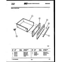 Tappan 30-3981-23-01 drawer parts diagram