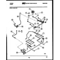 Tappan 30-3981-23-01 burner, manifold and gas control diagram