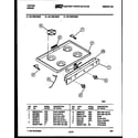 Tappan 32-1039-00-05 cooktop parts diagram