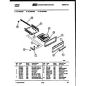 Tappan 32-1039-00-05 broiler drawer parts diagram