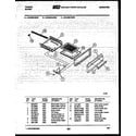 Tappan 32-2539-00-04 broiler drawer parts diagram