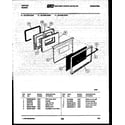 Tappan 32-2539-00-04 door parts diagram