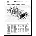 Tappan 30-4998-00-04 door parts diagram