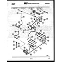 Tappan 30-4998-00-04 burner, manifold and gas control diagram