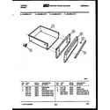 Tappan 30-4998-00-04 drawer parts diagram