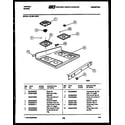 Tappan 30-3991-00-01 cooktop parts diagram