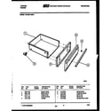 Tappan 30-3991-00-01 drawer parts diagram