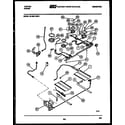 Tappan 30-3991-00-01 burner, manifold and gas control diagram