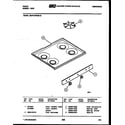 Tappan 30DPCDWGN1 cooktop parts diagram