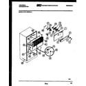 Frigidaire CTN110WKL1 system and automatic defrost parts diagram
