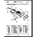 Tappan 30-3649-00-05 broiler drawer parts diagram