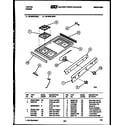 Tappan 30-3649-00-05 cooktop parts diagram