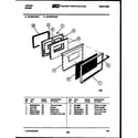Tappan 30-3649-00-05 door parts diagram