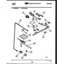 Tappan 30-3649-00-05 burner, manifold and gas control diagram