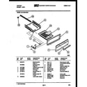 Tappan 30-1049-00-04 broiler drawer parts diagram