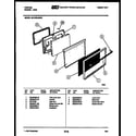 Tappan 30-1049-00-04 door parts diagram