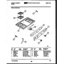 Tappan 30-6239-23-04 cooktop parts diagram