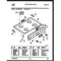 Tappan 32-2639-00-05 cooktop parts diagram