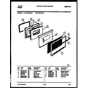 Tappan 32-2639-00-05 door parts diagram