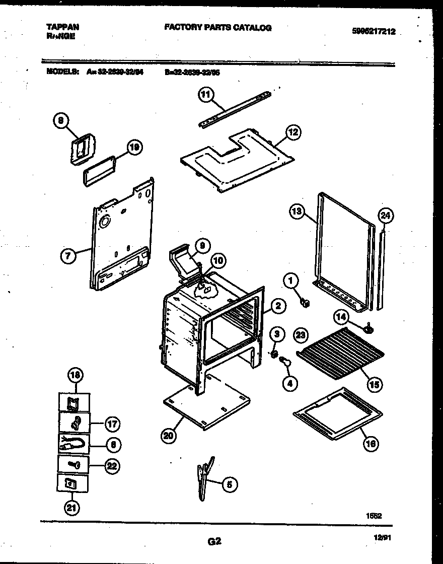 Tappan 32-2639-00-04 body parts diagram