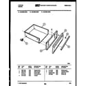 Tappan 30-3989-23-04 drawer parts diagram
