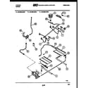 Tappan 30-3989-23-04 burner, manifold and gas control diagram
