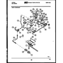 Tappan 30-3350-00-02 burner, manifold and gas control diagram