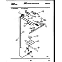 Tappan 32-1009-00-05 burner, manifold and gas control diagram