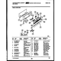 Tappan 36-6262-00-09 backguard diagram