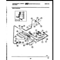 Tappan 36-6262-00-09 burner, manifold and gas control diagram